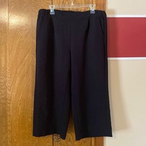 Wide leg dress capris L excellent condition